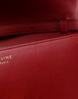 Box Calfskin Medium Classic Box Flap Bag Red