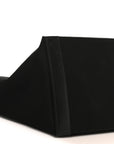 Linen Calfskin Rive Gauche Tote Black