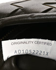 Calfskin Intrecciato Small Hop Kaki