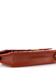 Nappa Matisse FF Embossed Wallet On Chain Baguette Sienna