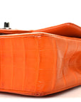 Alligator Mini Rectangular Flap Orange