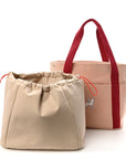 H Canvas Cabriole Nappy Bag Terracotta
