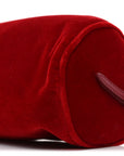 Velluto Mini Pouch Rosso