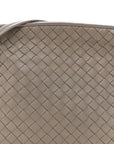 Nappa Intrecciato Nodini Crossbody Messenger Steel