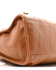Agneau Arena Gold Hardware Medium Le City Camel