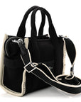 Cotton Canvas The Jacquard Tote Bag Black
