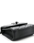 Lambskin Quilted Mini Trendy CC Chain Wallet So Black