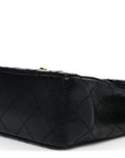 Caviar Quilted Mini Square Flap Black