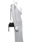 Smooth Calfskin Neo Classic Brass Hardware Nano City Crossbody Black