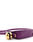 Calfskin Mini Shield Sling Bag Thistle