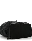 Tessuto Nylon Vela Chain Backpack Black