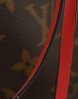 Monogram Braided Neonoe Coquelicot