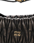 Nappa Matelasse Pouch Sand Coffee