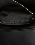 Shearling Vitello Dolce Macro FF 1974 Baguette Tobacco Black