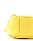 Lambskin Quilted Medium CHNL 19 Flap Yellow