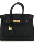 Togo Birkin 30 Black