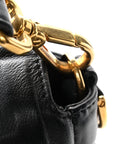 Nappa FF 1974 Embossed Baguette Black