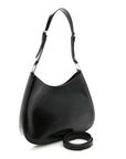 Spazzolato Cleo Adjustable Strap Shoulder Bag Black