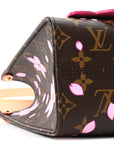 LV X TM Monogram Cherry Blossom Onthego PM Sakura Brown