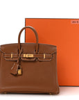 Togo Birkin 25 Gold