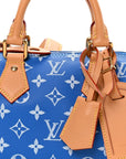Calfskin Monogram Speedy P9 Bandouliere 20 Blue