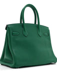 Togo Verso Birkin 30 Vert Vertigo Vert Fonce