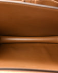 Box Calfskin Medium Classic Box Flap Bag Camel