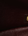 Lambskin Quilted Jumbo Double Flap Black