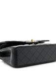 Caviar Quilted Small Double Flap Black