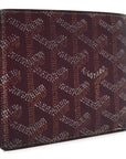 Goyardine Bi-Fold Victoire PM Wallet Burgundy