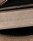 Agneau Giant 12 Rose Gold Hardware Work Gris Poivre