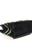 Suede Large L'Air Book Tote Black