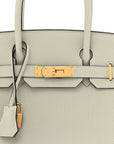 Togo Birkin 30 Gris Neve