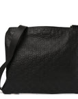 GCCIssima Medium Flat Messenger Bag Black