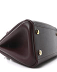 Supple Calfskin Small Madrid Bag Dark Burgundy
