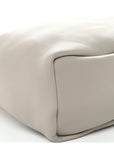 Buttery Nappa Lambskin Small Squeeze Bag Pearl Grey