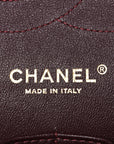 Lambskin Quilted Jumbo Double Flap Black