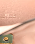 Nappa Matisse FF Embossed Nano Baguette Charm Rosa Quarzo