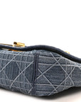 Denim Cannage Small Caro Bag Blue