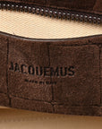 Suede Crocodile Embossed Le Petit Turismo Dark Brown
