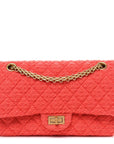 Wool Tweed Quilted 2.55 Reissue 225 Flap Coral