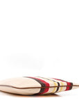 Canvas Calfskin Striped Ivy Beige Naturale Moro