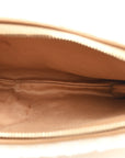 Suede Shearling Quilted Medium CHNL 25 Handbag Beige Natural
