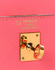 Epsom Bi-Color Horseshoe Kelly Sellier 25 Rose Azalee Craie