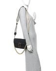Calfskin The J Marc Shoulder Bag Black