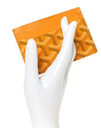 Goyardine Saint Sulpice Card Holder Yellow