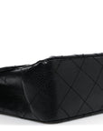 Caviar Quilted Mini Square Flap Black