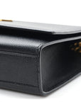 Grain De Poudre Small Monogram Kate Satchel Black