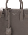 Grained Calfskin Baby Sac De Jour Fog