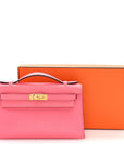Swift Kelly Pochette Clutch Rose Azalee